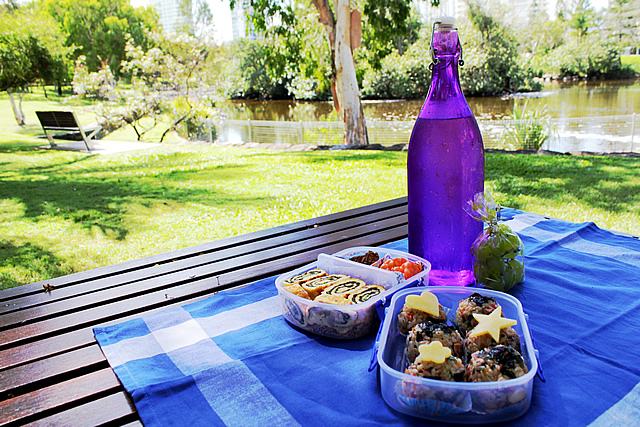 A picnic is a great way to enjoy the garden. Photo by Chloe Lim