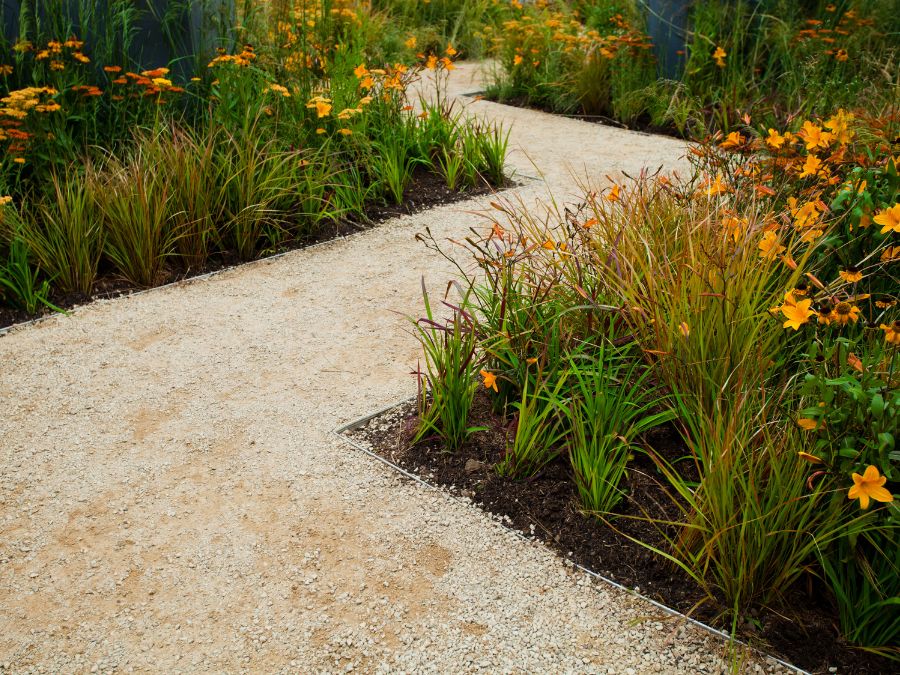 Geometric garden path